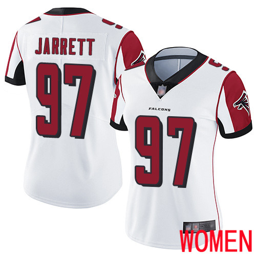 Atlanta Falcons Limited White Women Grady Jarrett Road Jersey NFL Football #97 Vapor Untouchable->youth nfl jersey->Youth Jersey